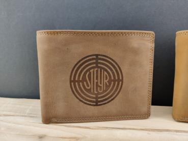 Echtleder RFID Geldbörse Einzelanfertigung